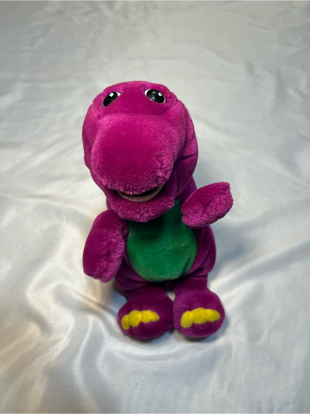 Vintage 1992 Barney Plush Toy Lyons Group Purple Dinosaur Stuffed Animal
